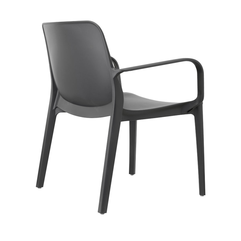 SET 2 SEDIE GINEVRA LOUNGE TECNOPOLIMERO MADE IN ITALY SCAB DESIGN