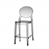 SET DUE SGABELLII IGLOO POLICARBONATO HT 65CM SCAB DESIGN