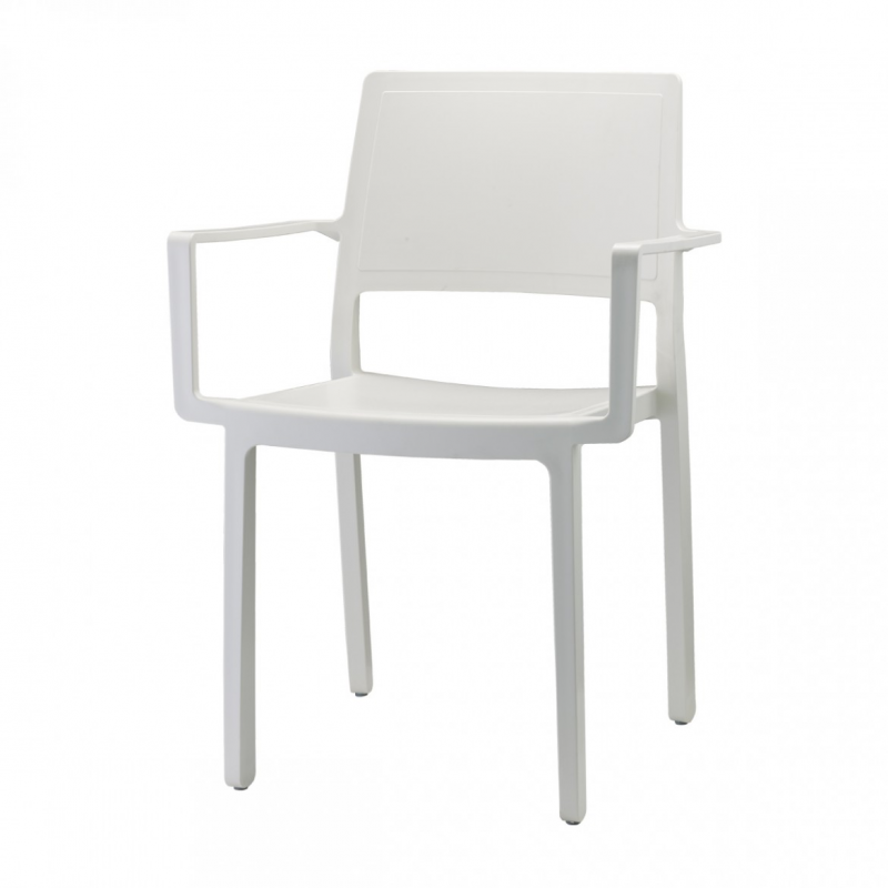 SET 4 SEDIE KATE CON BRACCIOLI TECNOPOLIMERO SCAB DESIGN