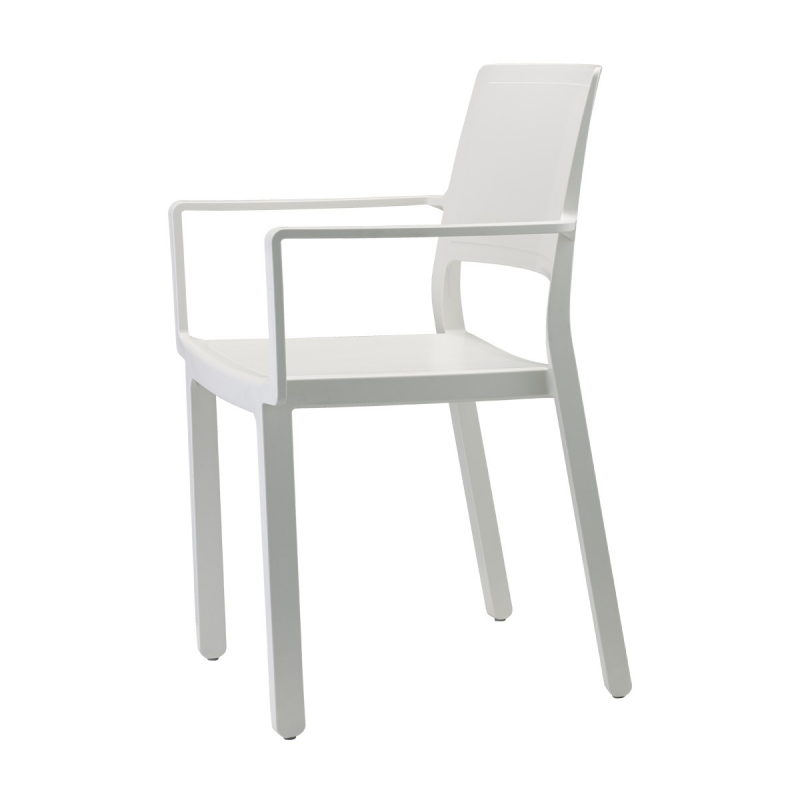 SET 4 SEDIE KATE CON BRACCIOLI TECNOPOLIMERO SCAB DESIGN