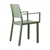 SET 4 SEDIE KATE CON BRACCIOLI TECNOPOLIMERO SCAB DESIGN