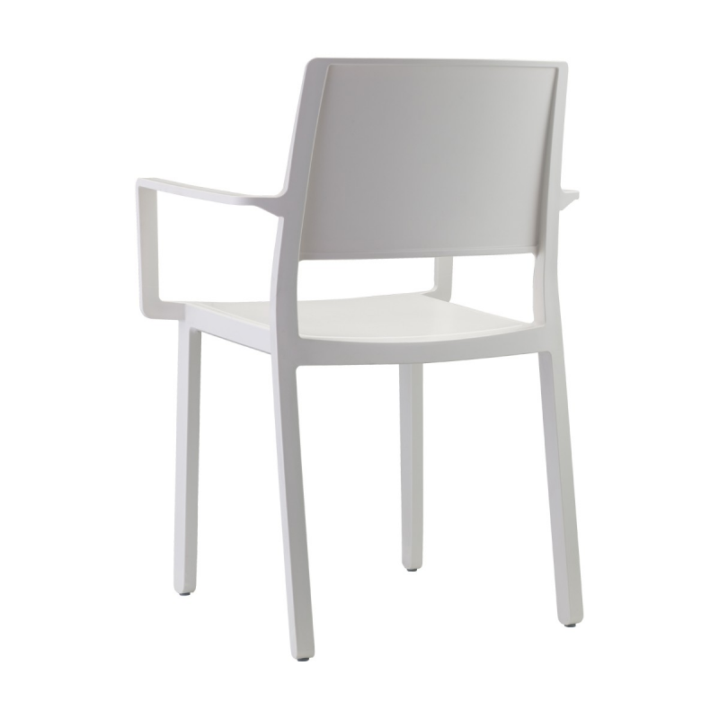 SET 4 SEDIE KATE CON BRACCIOLI TECNOPOLIMERO SCAB DESIGN
