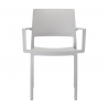 SET 4 SEDIE KATE CON BRACCIOLI TECNOPOLIMERO SCAB DESIGN