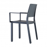 SET 4 SEDIE KATE CON BRACCIOLI TECNOPOLIMERO SCAB DESIGN