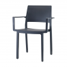 SET 4 SEDIE KATE CON BRACCIOLI TECNOPOLIMERO SCAB DESIGN