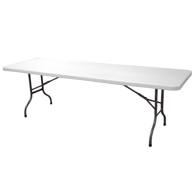 Tavolo pieghevole Moia catering 242x76 cm polietilene robusto