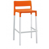 SET 4 SGABELLI DIVO TECNOPOLIMERO HT 75CM MADE IN ITALY SCAB DESIGN