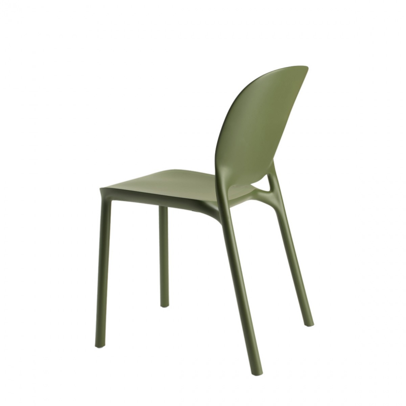 SET 6 SEDIE HUG TECNOPOLIMERO DA POST CONSUMO INDUSTRIALE SCAB DESIGN