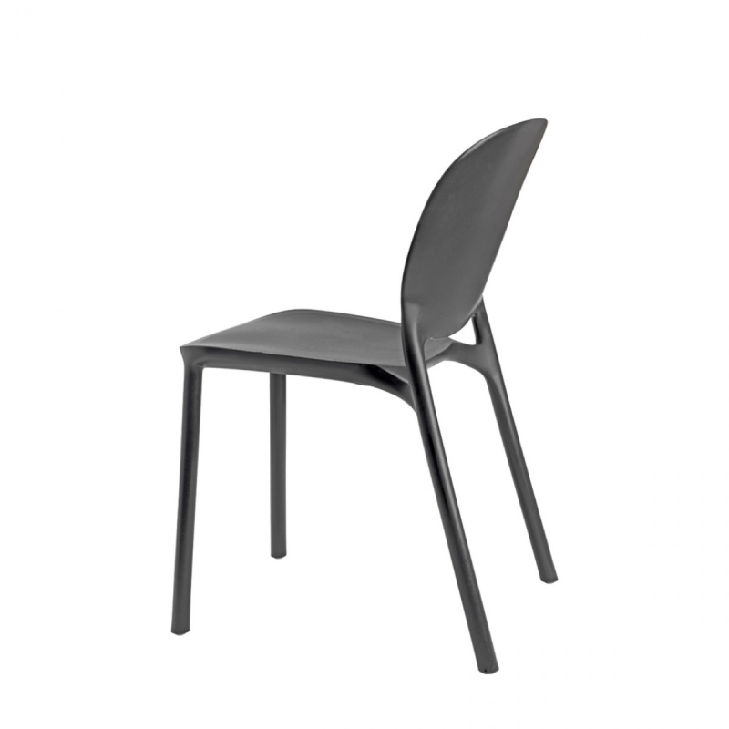 SET 6 SEDIE HUG TECNOPOLIMERO DA POST CONSUMO INDUSTRIALE SCAB DESIGN