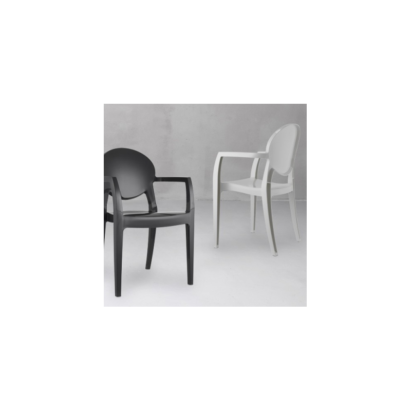 SET 4 SEDIE IGLOO TECNOPOLIMERO MADE IN ITALY SCAB DESIGN