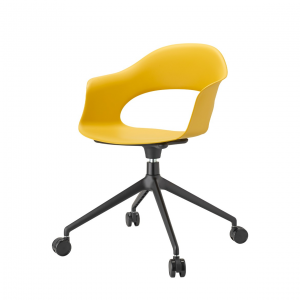 SEDIA LADY B CON RUOTE TECNOPOLIMERO MADE IN ITALY SCAB DESIGN