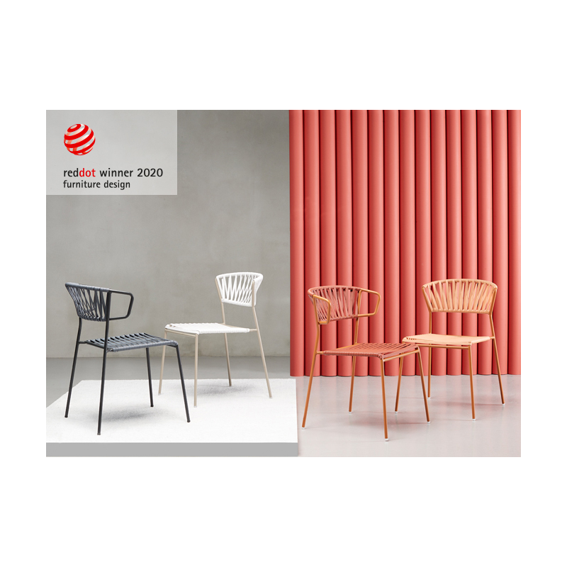 SET DUE SEDIE LISA CLUB PVC MADE IN ITALY SCAB DESIGN