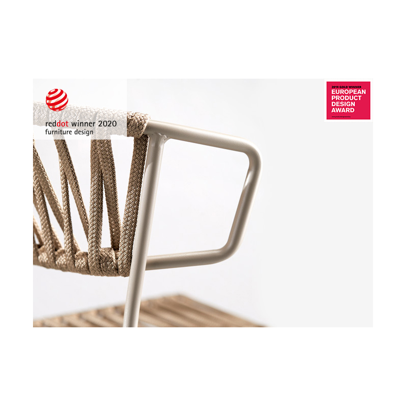 SET DA DUE POLTRONE LISA FILÒ CORDA NAUTICA MADE IN ITALY SCAB DESIGN