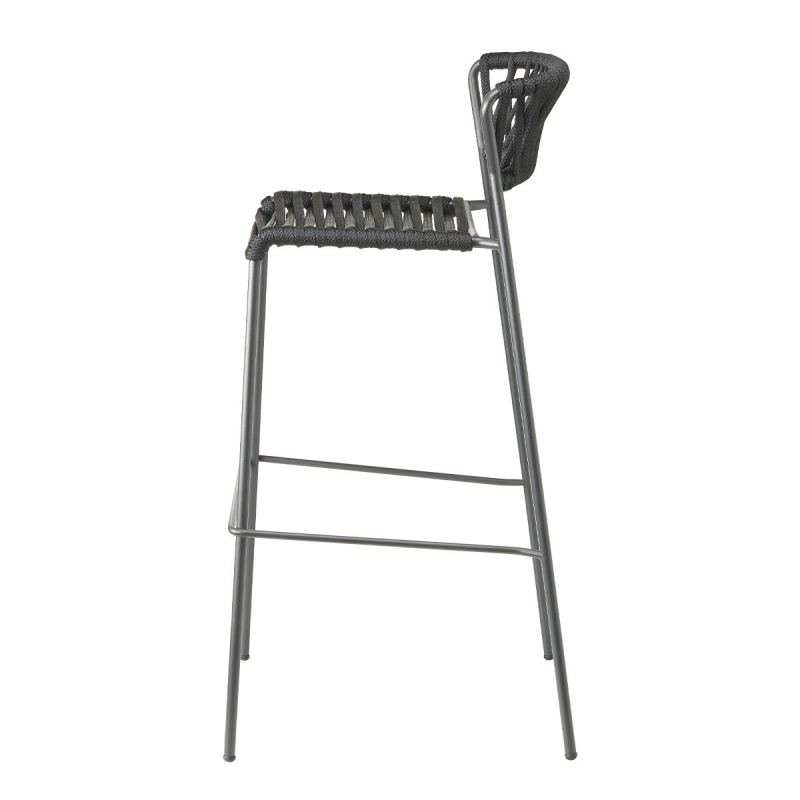SGABELLO LISA FILÒ CORDA NAUTICA HT 65 MADE IN ITALY SCAB DESIGN