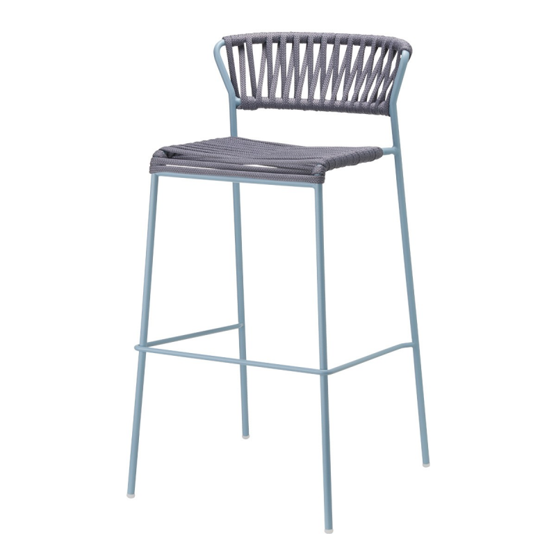 SGABELLO LISA FILÒ CORDA NAUTICA HT 65 MADE IN ITALY SCAB DESIGN