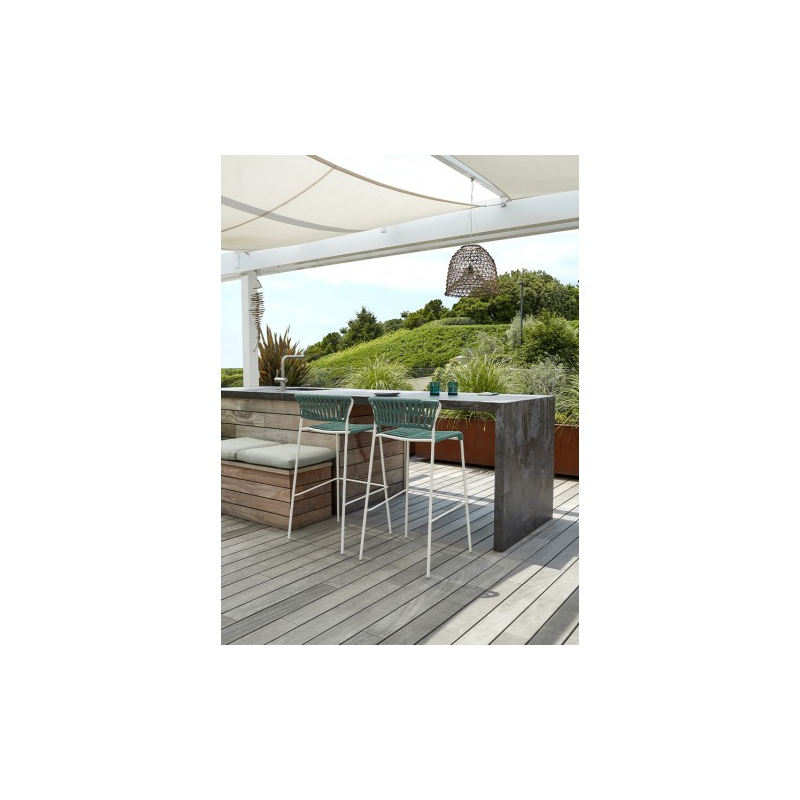 SGABELLO LISA FILÒ CORDA NAUTICA HT 65 MADE IN ITALY SCAB DESIGN