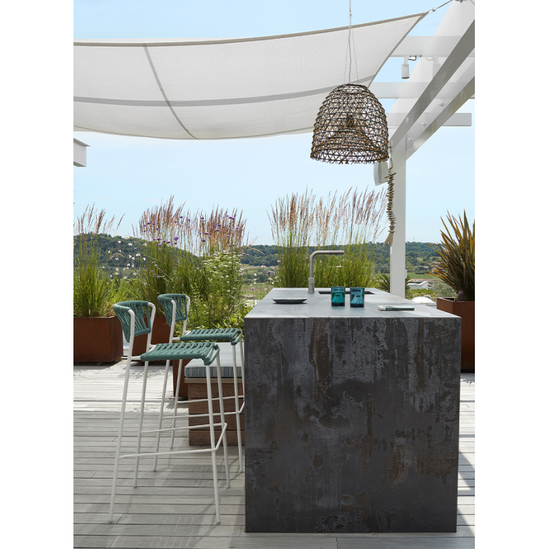 SGABELLO LISA FILÒ CORDA NAUTICA HT 65 MADE IN ITALY SCAB DESIGN