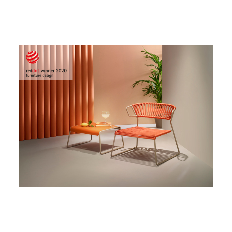 POLTRONA LISA LOUNGE FILO' CORDA NAUTICA MADE IN ITALY SCAB DESIGN