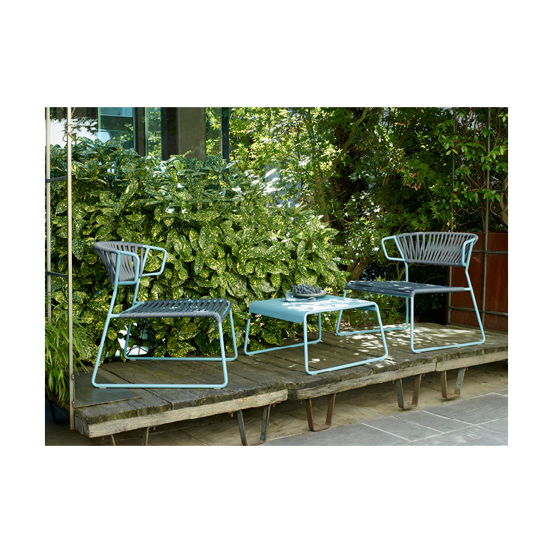 POLTRONA LISA LOUNGE FILO' CORDA NAUTICA MADE IN ITALY SCAB DESIGN