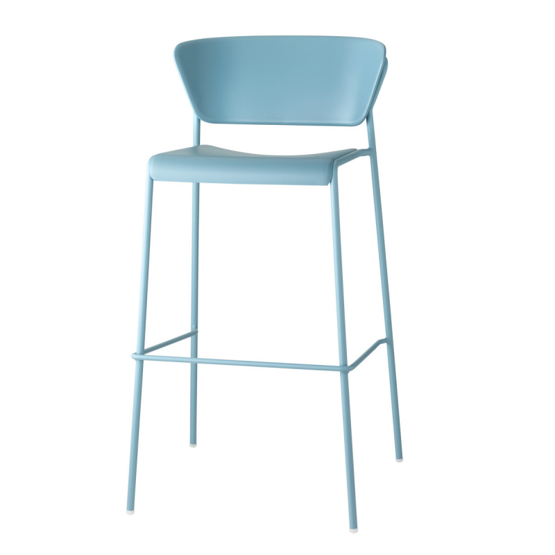 SET DUE SGABELLO LISA TECNOPOLIMERO HT 75CM SCAB DESIGN MADE IN ITALY