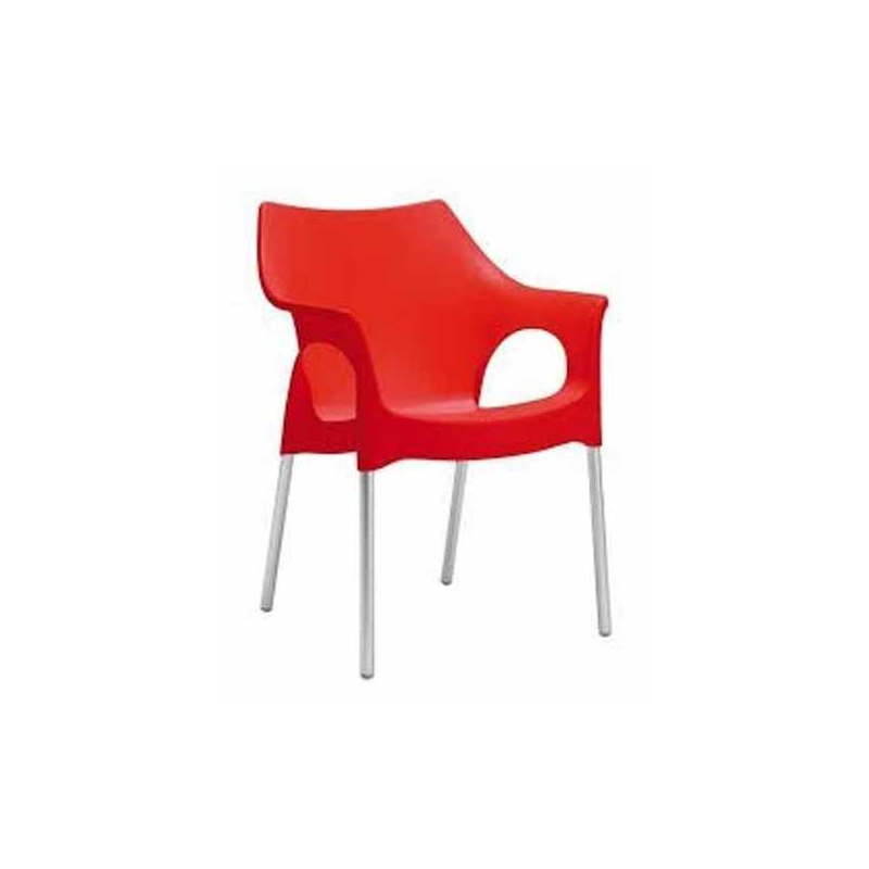 SET 4 SEDIE OLA TECNOPOLIMERO SCAB DESIGN MADE IN ITALY