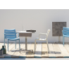 SET DA 4 SEDIA SUNSET TECNOPOLIMERO SCAB DESIGN MADE IN ITALY