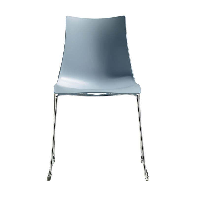 SET 2 SEDIE ZEBRA A SLITTA TECNOPOLIMERO SCABDESIGN MADE IN ITALY