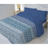 COMPLETO 2 PIAZZE COTONE TORTUGA BLU VACCHETTI