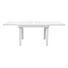 Set Tavolo Capannori + 6 Sedie Regista Paros Alluminio Bianco/Text Grigio Chiaro Moia