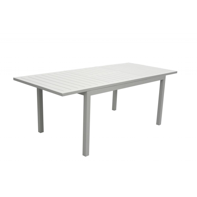 TAVOLO TIDAL XXL BIANCO CON STRUTTURA IN ALLUMINIO