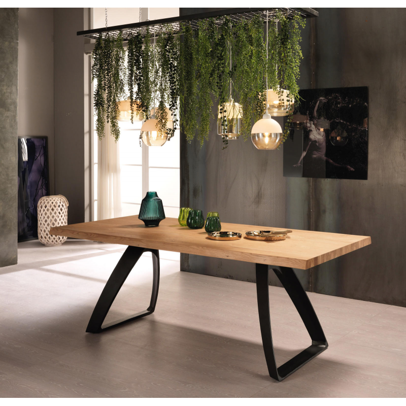 Bridge STONES Tavolo Fisso 100x200cm H76cm rovere