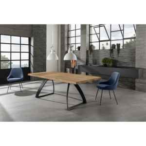 Bridge STONES Tavolo Fisso 90x160cm H76cm rovere naturale