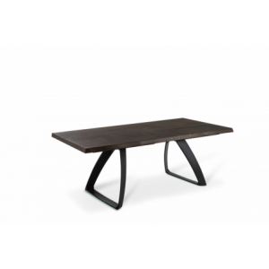 Bridge STONES Tavolo Fisso 90x160cm H76cm rovere termocotto