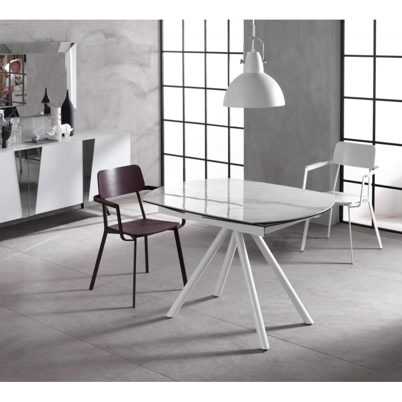 Kyoto four STONES Tavolo Allungabile 120/180 x 90 cm