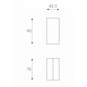 Zoom Pinocchio STONES Consolle Allungabile 42,5/302,5 x 76 H cm nero