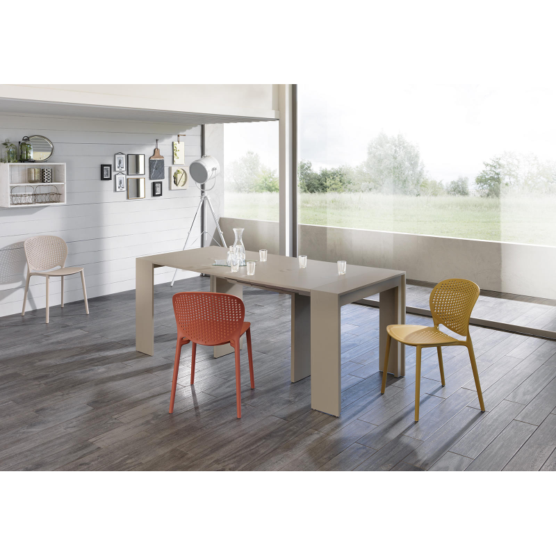 Pinocchio STONES Consolle Allungabile 42,5/302,5 x 76 H cm tortora