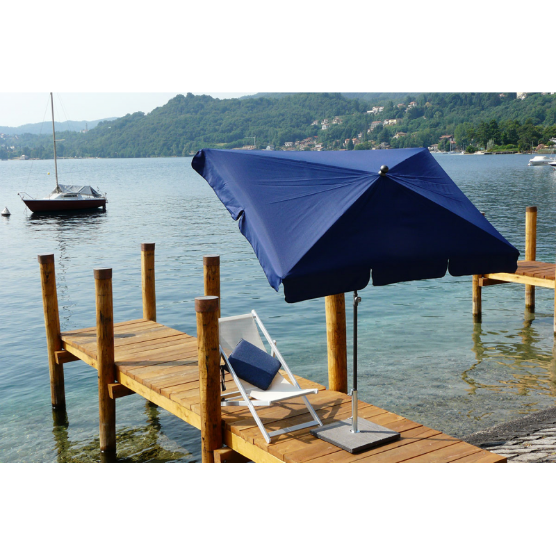Ombrellone palo centrale Novara Made in Italy - 125 x 185 cm