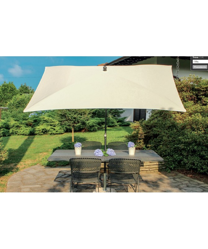 Ombrellone Kronos palo centrale 200x200cm Diff.