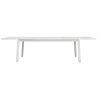 Set Tavolo Porto + 10 Sedie Zara Alluminio Bianco Moia