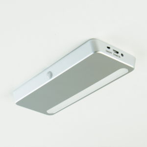 Zoom Luminaria LED ricaricabile Kraz con sensore di movimento, 1 W, Verniciato alluminio, Tecnoplastica