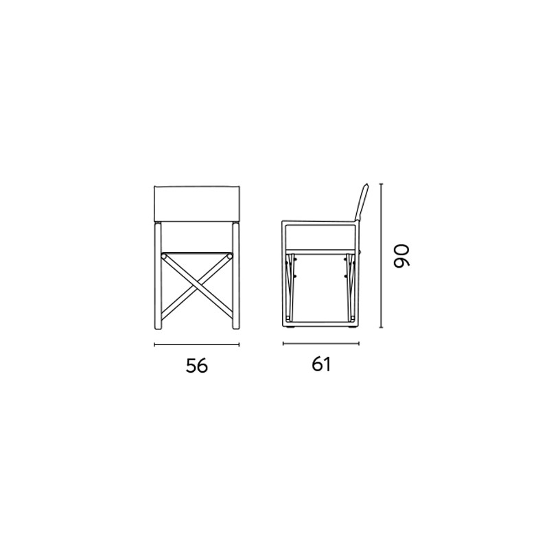 Set Tavolo Porto + 10 Sedie Regista Paros Alluminio Bianco