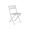 Set Tavolo Nettuno + 10 Sedie Lucca Alluminio Bianco