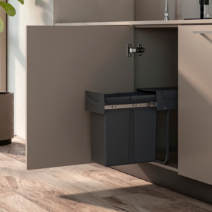 Pattumiera Raccolta Differenziata 20L Recycle Cucina Grigio