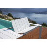Set Tavolo Nettuno + 10 Sedie Zara Alluminio Bianco Moia