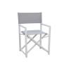 Set Tavolo Nettuno + 10 Sedie Regista Paros Alluminio Bianco