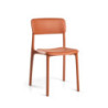Sedia Polipropilene Poppy Terra Di Siena Cm 49,5x49h79,5