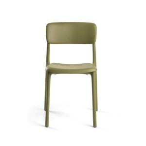 Zoom Sedia Polipropilene Poppy Verde Cm 49,5x49h79,5