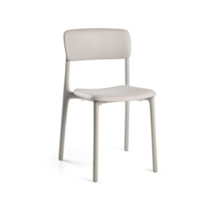 Sedia Polipropilene Poppy Grigio Cm 49,5x49h79,5