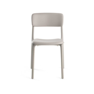 Zoom Sedia Polipropilene Poppy Grigio Cm 49,5x49h79,5