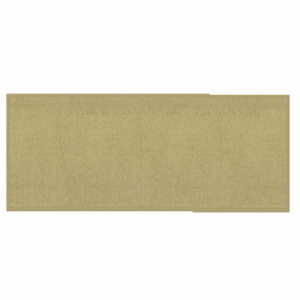 Tappeto bagno trama semplice beige scuro 100% cotone cm50x150